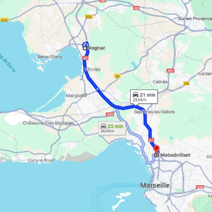 Notre imprimerie depuis Rognac